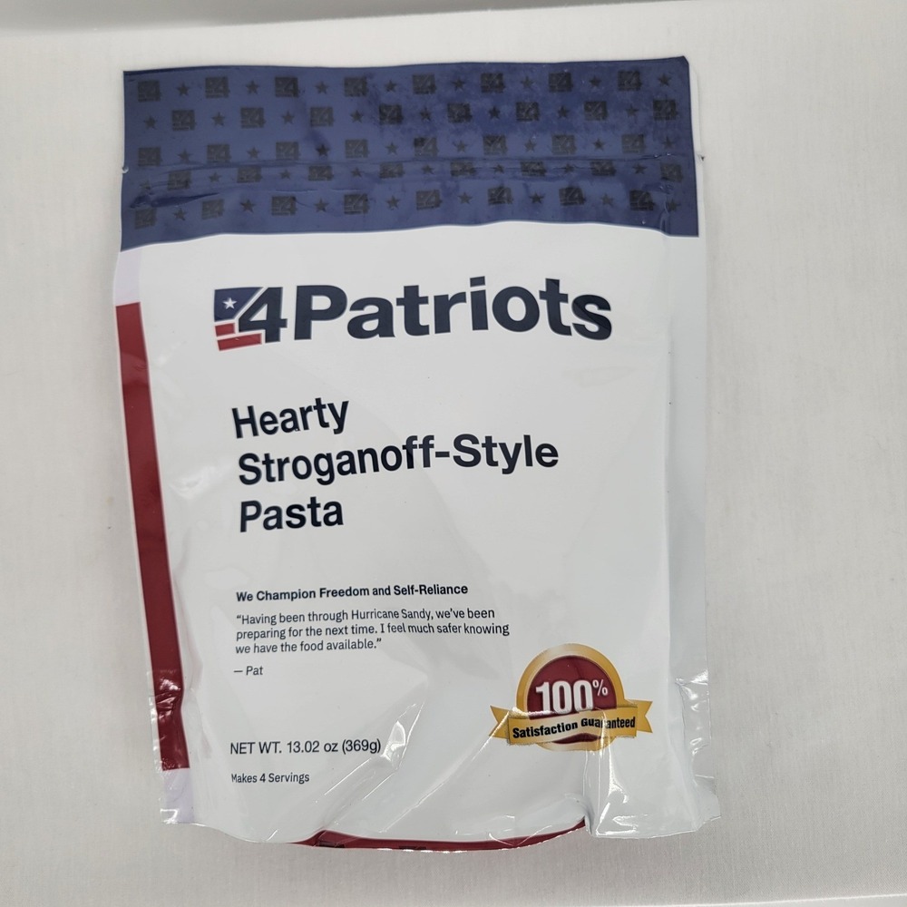 4 Patriots Hearty Stroganoff‎ Style Pasta 4 Servings